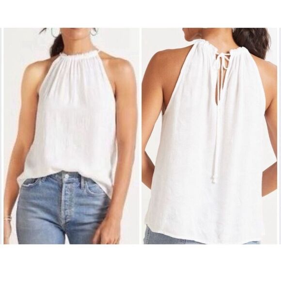 Evereve Cloth & Stone Textured Halter Neck Size S - Picture 1 of 8
